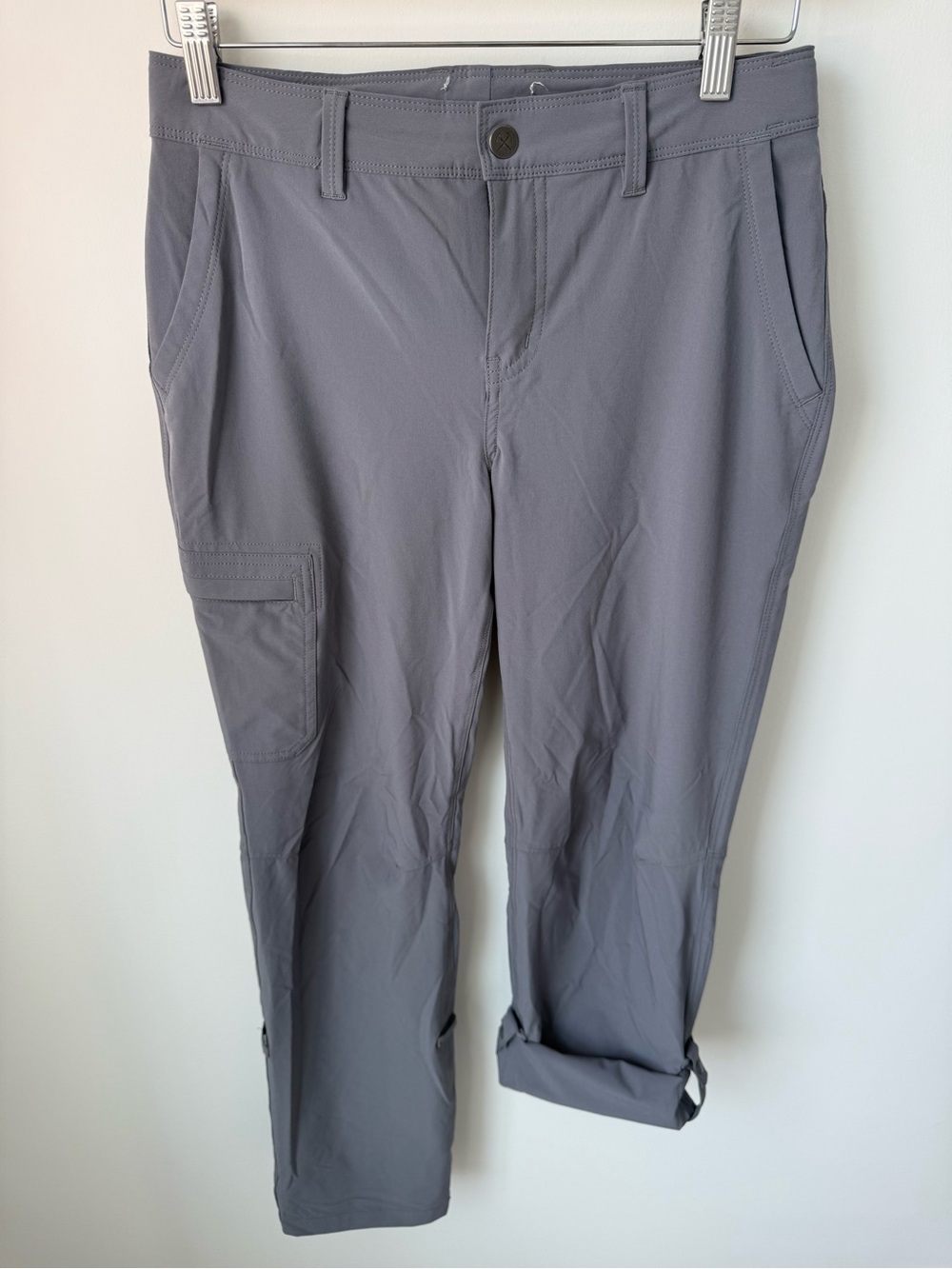 REI Gray Performance Cargo Pants - Picture 3 of 9